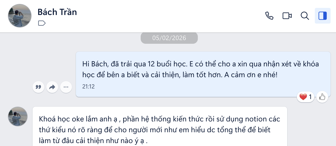 Kết quả học viên 16